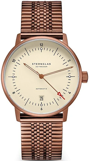 Sternglas Naos Automatic Alabaster Bronze SuperSlim Bracelet S02-NA42-ME10
