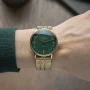  Zdjęcie 2 Sternglas Naos Automatic Dark Green Yellow Gold PVD SuperSlim Bracelet S02-NA22-ME09