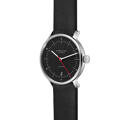 Sternglas Naos Automatic Date Black Dial S02-NA43-PR07
