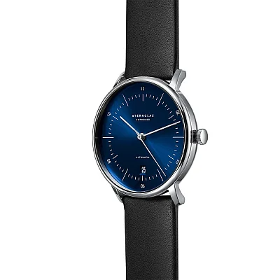 Sternglas Naos Automatic Date Blue Dial S02-NA06-PR07