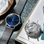  Zdjęcie 3 Sternglas Naos Automatic Date Blue Dial Mesh S02-NA06-MI04