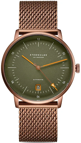 Sternglas Naos Automatic Limited Edition Bronze Mesh S02-NAR19-MI11