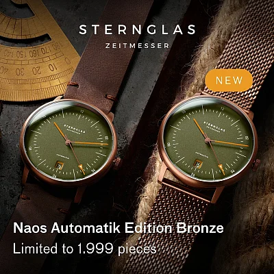 Sternglas Naos Automatic Limited Edition Bronze Mesh S02-NAR19-MI11