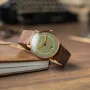  Zdjęcie 3 Sternglas Naos Edition 1905 Green Dial Brown Leather Strap S01-NAT35-VI17