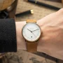  Zdjęcie 2 Sternglas Naos Edition Heritage White Dial Brown Leather Strap S01-NAE02-WL02