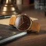  Zdjęcie 3 Sternglas Naos Edition Heritage Espresso Dial Brown Leather Strap S01-NAE21-WL02