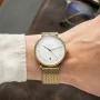  Zdjęcie 2 Sternglas Naos Edition Heritage White Dial Yellow Gold PVD Bracelet S01-NAE02-MI05