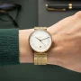  Zdjęcie 2 Sternglas Naos Edition Heritage White Dial Yellow Gold PVD Bracelet S01-NAE02-ME09