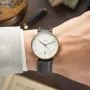  Zdjęcie 2 Sternglas Naos Edition Heritage White Dial Brown Leather Strap S01-NAE02-BR01