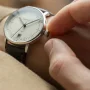  Zdjęcie 4 Sternglas Naos Pro Automatic Date Alabaster Dial Bridle Dark Brown Strap S02-NP26-BR03