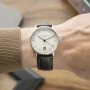  Zdjęcie 2 Sternglas Naos Pro Automatic Date Alabaster Dial Bridle Dark Brown Strap S02-NP26-BR03