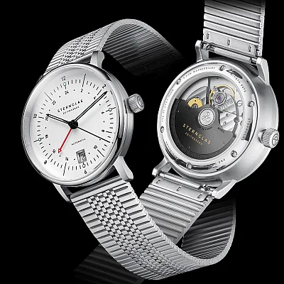Sternglas Naos Pro Automatic GMT SuperSlim Bracelet S02-NG10-ME08