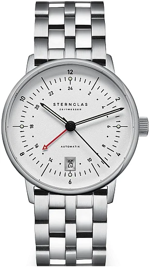 Sternglas Naos Pro Automatic GMT Steel Bracelet S02-NG10-ME13