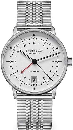 Sternglas Naos Pro Automatic GMT SuperSlim Bracelet S02-NG10-ME08