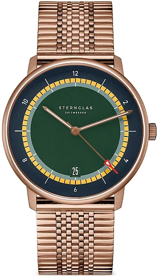 Sternglas Naos Quartz Argo Edition Rose Gold Mesh S01-NAX48-ME10