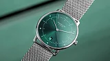  Zdjęcie 10 Sternglas Naos Quartz Date Green Dial Mesh S01-NA08-MI04