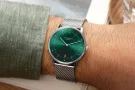  Zdjęcie 12 Sternglas Naos Quartz Date Green Dial Mesh S01-NA08-MI04