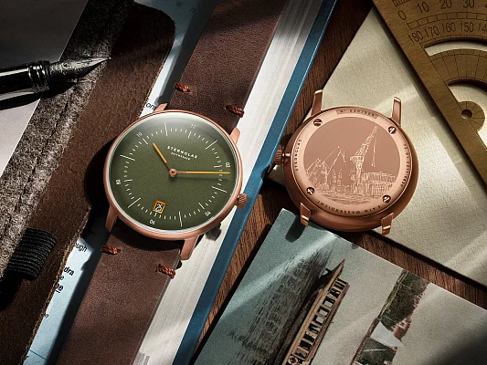 Sternglas Naos Quartz Date Limited Edition Bronze S01-NAR19-VI17