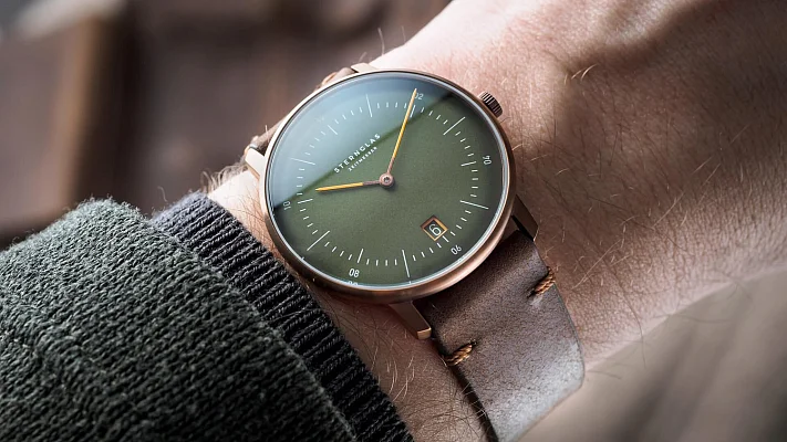 Sternglas Naos Quartz Date Limited Edition Bronze S01-NAR19-VI17