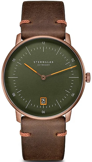 Sternglas Naos Quartz Date Limited Edition Bronze S01-NAR19-VI17