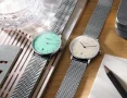  Zdjęcie 3 Sternglas Naos Quartz Date Turquoise Dial SuperSlim Bracelet S01-NA37-ME08