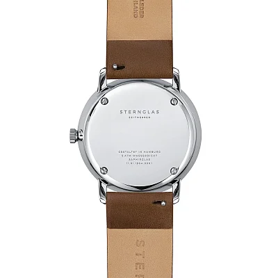 Sternglas Naos Quartz Date White Dial S01-NA44-PR04