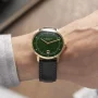  Zdjęcie 2 Sternglas Naos Quartz Edition Aventurine Green Black Leather Strap S01-NAN41-BR04