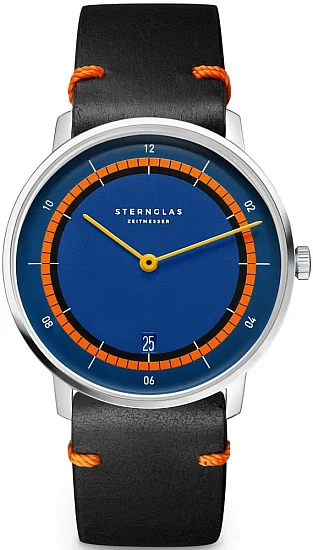 Sternglas Naos Quartz Edition Kuste Blue-Orange Dial Limited Edition S01-NAK06-EB05