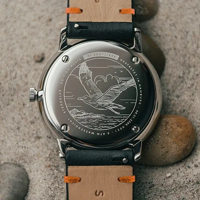 Sternglas Naos Quartz Edition Kuste Blue-Orange Dial Limited Edition S01-NAK06-EB05