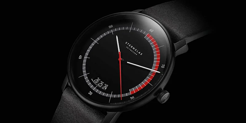 Sternglas Naos Quartz Edition Sport Black-Red Dial Limited Edition S01-NAS05-VI21