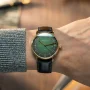  Zdjęcie 2 Sternglas Naos Solar Date Green Dial Black Leather Strap S01-NS22-BR04