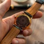  Zdjęcie 8 Sternglas Naos Solar Date Green Dial Brown Leather Strap S01-NS22-BR01