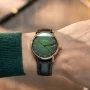  Zdjęcie 2 Sternglas Naos Solar Date Green Dial Brown Leather Strap S01-NS22-BR01
