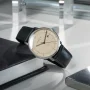  Zdjęcie 3 Sternglas Naos Solar Date Sand Dial Black Leather Strap Titan Edition S01-NST26-HY06