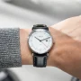  Zdjęcie 2 Sternglas Naos Solar Date White Dial Black Leather Strap S01-NS01-BR02