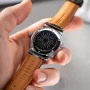  Zdjęcie 8 Sternglas Naos Solar Date White Dial Black Leather Strap S01-NS01-BR03
