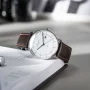  Zdjęcie 10 Sternglas Naos Solar Date White Dial Black Leather Strap S01-NS01-BR03