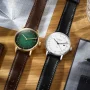  Zdjęcie 3 Sternglas Naos Solar Date White Dial Black Leather Strap S01-NS01-BR03