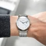  Zdjęcie 2 Sternglas Naos Solar Date White Dial Steel Bracelet S01-NS01-ME08