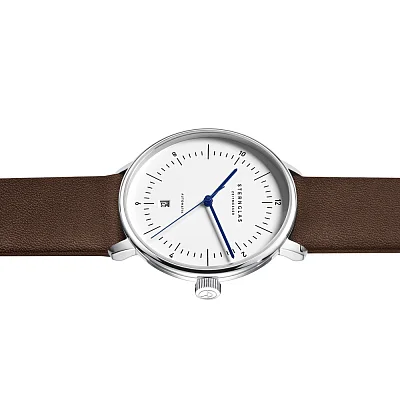 Sternglas Naos XL Automatic Date White Dial S02-NX44-PR04