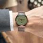  Zdjęcie 3 Sternglas Naos XL Edition 1905 Green Dial Stainless Steel Mesh S01-NXT35-MI11