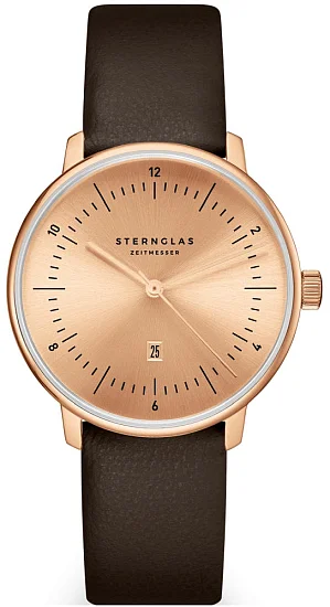 Sternglas Naos XS Edition Elyra Quartz Date White Dial S01-NDE55-KL19