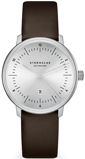 Sternglas Naos XS Edition Elyra Quartz Date White Dial S01-NDE10-KL17