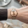  Zdjęcie 2 Sternglas Naos XS Edition Elyra Quartz Date White Dial Mesh S01-NDE55-MI09