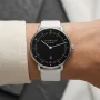  Zdjęcie 2 Sternglas Naos XS Quartz Date Black Dial White Leather Strap S01-ND53-KL12