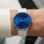  Zdjęcie 2 Sternglas Naos XS Quartz Date Blue Dial White Leather Strap S01-ND58-KL12