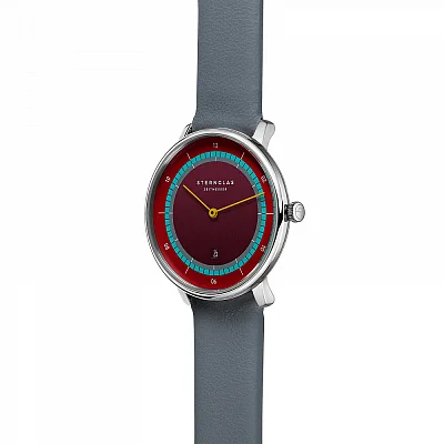 Sternglas Naos XS Quartz Date Edition Argo Rd Dial S01-NDA24-KL10