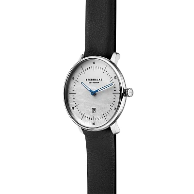 Sternglas Naos XS Quartz Date Mother of Pearl Dial S01-NDP01-KL05