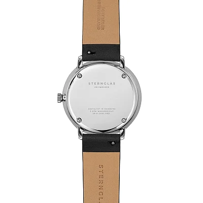 Sternglas Naos XS Quartz Date White Dial S01-ND01-KL05