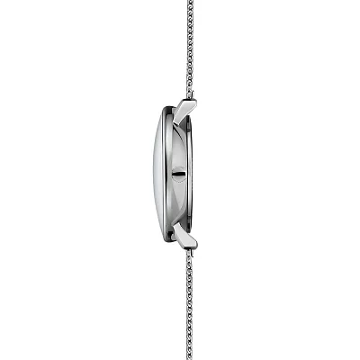 Sternglas Naos XS Quartz Date White Dial Mesh S01-ND01-MI01